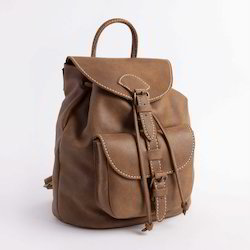 drawstring flap mini backpack LEATHER BUCKLE FLAP DRAWSTRING BACKPACK – Sumis Leather